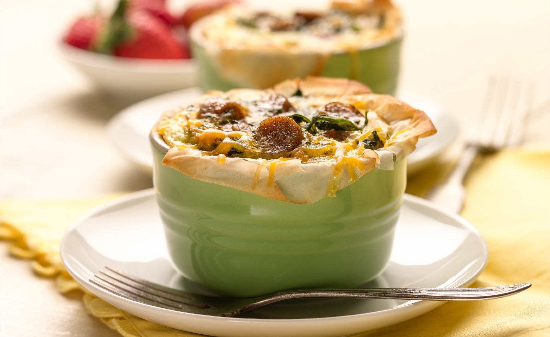 Baked Egg Cups Recipe Photography
