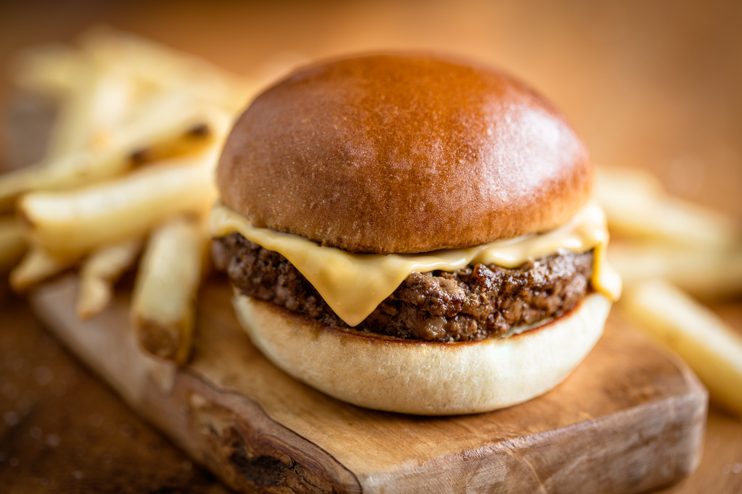 Cheeseburger and Fries  Restaurant Photo