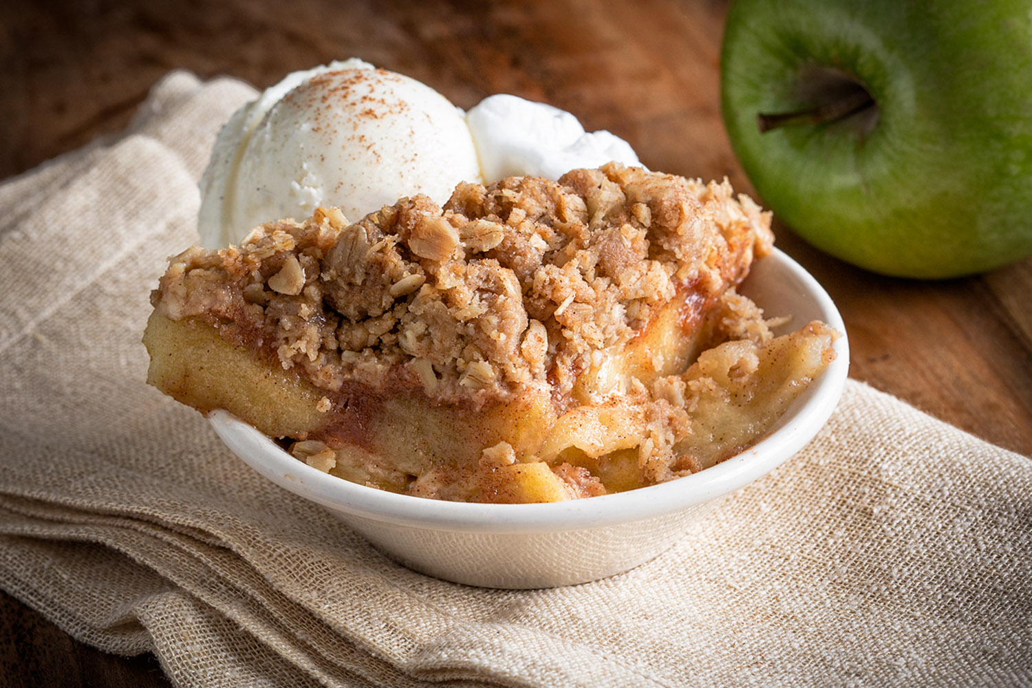 Apple Crisp Menu Photo