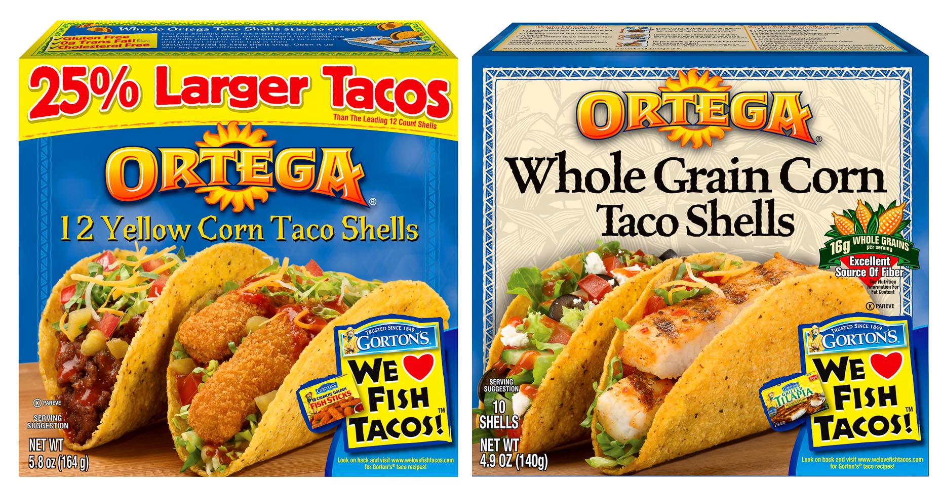 Ortega Taco Packaging Photo